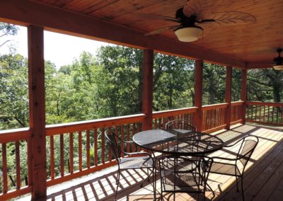 Eagles Nest Outdoor View Patio and Deck